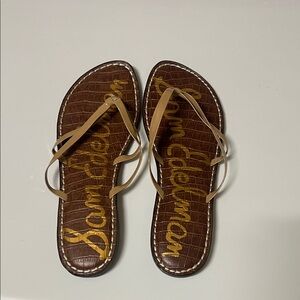 Sam Edelman Brown and Tan Sandals